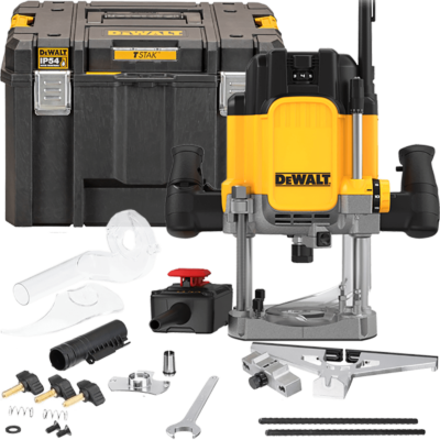 DEWALT Elektrická frézka na použitie so stolom a so strojovým spínačom, 2 300W DWE627KT-QS