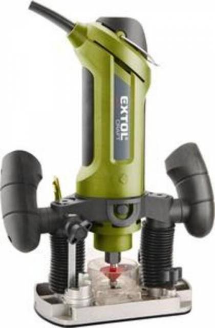 EXTOL CRAFT Multifunkčná frézka, príkon 600W, klieštiny 3,2-4-6-6,3mm