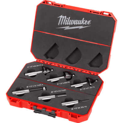 MILWAUKEE Sada fréz na drevo 12,7 mm 6 ks