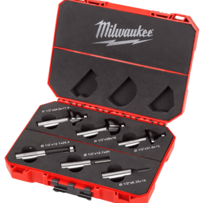 MILWAUKEE Sada fréz na drevo 12 mm 6 ks